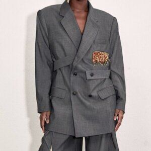 *SALE!* NWT! Toga Archives x HM embellished blazer jacket